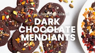 DARK CHOCOLATE MENDIANTS [upl. by Osher]