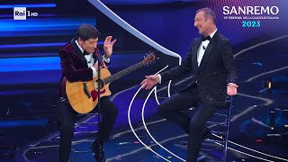 Sanremo 2023  Gianni Morandi e Amadeus le canzoni brutte [upl. by Denver]