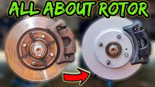 how to change brake pads and rotors  how to install brake rotors and pads [upl. by Esidnac]