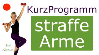 ☘️ 18 min Kurzprogramm für straffe Arme  HantelTraining im Stehen [upl. by Anson]