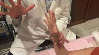 Tenosynovitis with Motion Acupuncture针灸动筋针法治疗腱鞘炎 [upl. by Olatha]