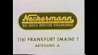 Alte Werbung aus 1950  Schreib an Neckermann [upl. by Kifar]