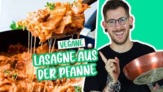 Vegane Lasagne aus der Pfanne  Einfach amp Lecker [upl. by Nodle]