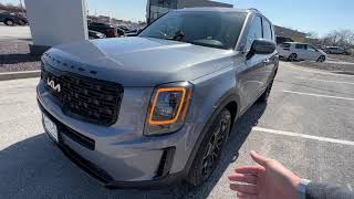 2022 KIA Telluride SX Nightfall in Everlasting Silver with Butterscotch [upl. by Avi995]