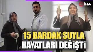 15 Bardak Suyla Tam 20 Kilo Verdi Ameliyattan Kurtuldu [upl. by Sac]