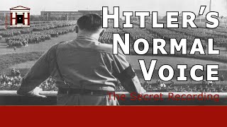 The Only Secret Recording of Hitlers Normal Voice  The HitlerMannerheim Recording [upl. by Bubb]