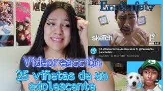 Videoreacción a quot25 viñetas de un adolescentequot por enchufetv ft fernanfloo ✨  jekuxd [upl. by Hazaki450]