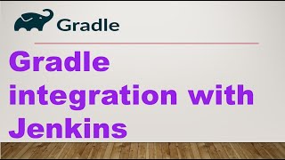 Gradle integration with Jenkins  Gradle Tutorial [upl. by Rodrique]