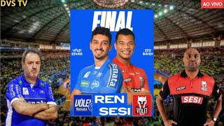 CAMPINAS VÔLEI RENATA X SESISP AO VIVO FINAL DA SUPERLIGA MASCULINA DE VÔLEI ONDE ASSISTIR C IMAGEM [upl. by Ardnu382]