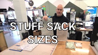 Stuff Sack Sizes amp Uses [upl. by Cis254]