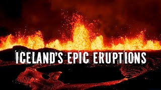 Drone Captures Lava Spewing Near Icelands Blue Lagoon [upl. by Lisabeth183]