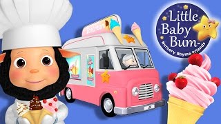 Ice Cream Song  Nursery Rhymes for Babies by LittleBabyBum  ABCs and 123s [upl. by Enitsirhk267]