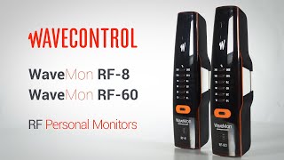 WaveMon RF8 amp RF60 – Personal RF Monitors to secure your EMF safety at work [upl. by Innep195]