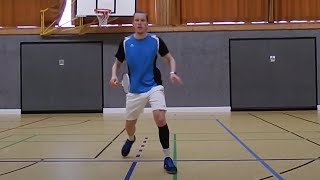 Lauftechnik Basics nach hinten TSV Badminton [upl. by Clemente]