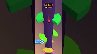 Helix Jump Level 2457 helixjump gaming mobile shorts [upl. by Etnovaj]