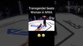 Transgender fighter Fallon Fox beats female MMA fighter [upl. by Idalla778]