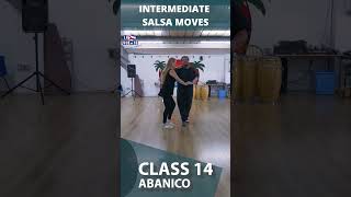 Abanico  Class 14 Intermediate Salsa Short [upl. by Ahseinad]