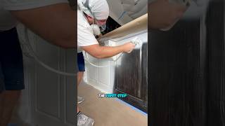 How to paint over stained cypress cabinets [upl. by Averi]