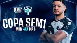 COPA SEM1 4X4 QUALIFY D6  PUBG MOBILE [upl. by Hairem]