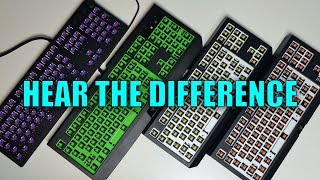 Which Razer Switch Is Best  Comparison and Sound Test [upl. by Leuname324]