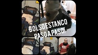 Como hacer un bolso Estanco para Camping Motos Lanchas Paso a Paso Making my Waterproof dry Bag [upl. by Ritchie87]