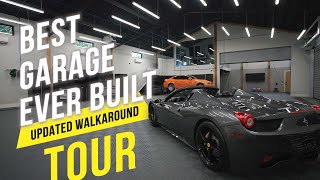 BEST GARAGE Ever Built Updated Walkaround Tour [upl. by Astrahan]