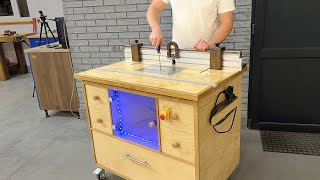 Homemade Router Table  Trimmer table [upl. by Leonardo589]