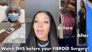 Laparoscopic MYOMECTOMY  My Fibroid Story  Surgery Advice  Weight Loss  Includes Pics amp Vids [upl. by Ramled]