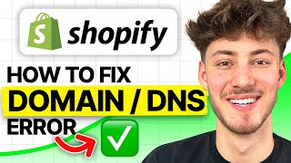 How To Fix DomainDNS Error in Shopify 2024 [upl. by Cobb315]