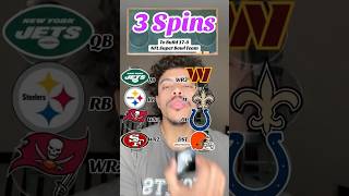 3 Spins for 170 NFL Super Bowl Team 🔥👀 nfl shorts [upl. by Eisenberg]