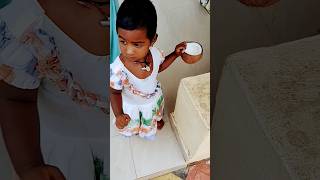 Breaking coconutsubscribefunnyvideosdevotionalfunnyshorts cutebaby [upl. by Aronas398]