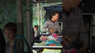 Family lives full time in a JEEP overlander w lux camp gear shorts [upl. by Michaella]