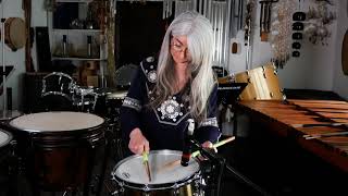 Evelyn Glennie  30Minute Closed Snare Drum Roll [upl. by Roswald]