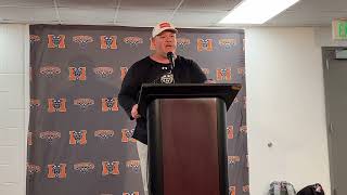 Mercer HC Mike Jacobs Alabama Postgame Press Conference [upl. by Arinay]