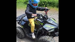 Skyjet braves atv 110cc 4x2 arazi testi [upl. by Ahsaeyt383]