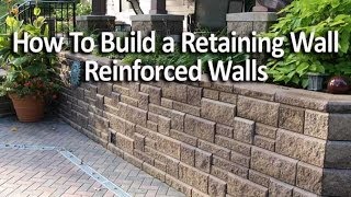 How to Build a Reinforced Retaining Wall Using Geogrid [upl. by Okemak455]