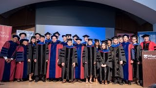 Wharton Doctoral Graduation Ceremony 2015 [upl. by Rotman]