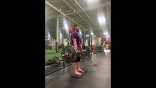 Deficit Conventional Deadlift w 6 sec eccentric [upl. by Christian]