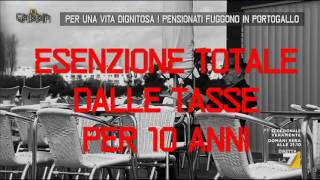 Per una vita dignitosa i pensionati fuggono in portogallo [upl. by Lesly]