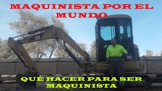 COMO HACERSE OPERADOR DE MAQUINARIA PESADA que hacer para ser maquinista [upl. by Orrin]