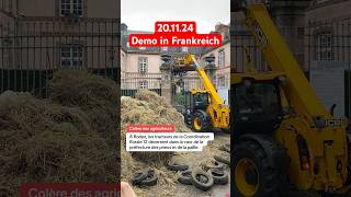 Es geht in Frankreich wieder los🇫🇷🚜 bauerndemo frankreich demo protest bauern [upl. by Eki918]