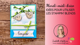 Des idées pour utiliser les Stampin Blends [upl. by Demitria]