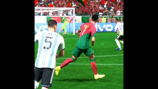 Ronaldo vs Emiliano Martínez goal save in FiFA23 shorts [upl. by Navar]