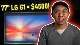 LG G1 C1 amp A1 OLED Prices Announced Does G1 Compete vs Sony A90J or A80J [upl. by Marozik973]