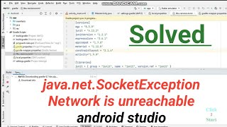 javanetSocketException Network is unreachable android studio [upl. by Dorena]