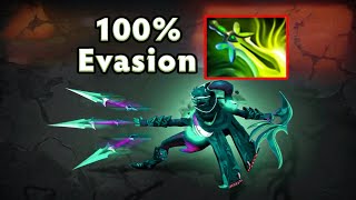 100 Evasion Phantom Assassin 36Kills Butterfly Build New Patch 737b [upl. by Aivin]