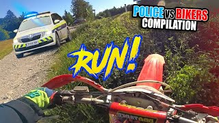 Police Chase Dirt Bikers  Cops VS Motorcycles  Best Compilation 2024 [upl. by Nomahs108]