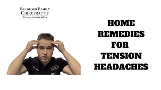 Tension and Cervicogenic Headaches  Home Remedies [upl. by Anak]