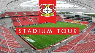 BAY ARENA Stadium Tour  The Home of BAYER LEVERKUSEN  Germany Travel Guide [upl. by Judy368]