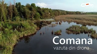 Parcul Comana filmat din drona [upl. by Ellehcil]